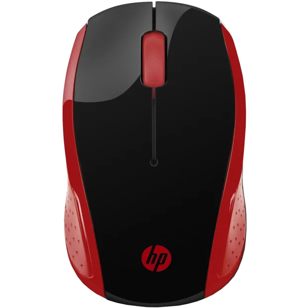 Мышь HP Wireless Mouse 200 (черный/красный)